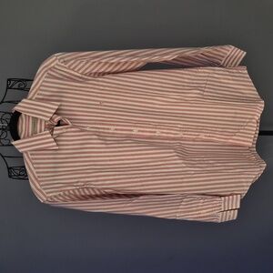 Burberry Men's Red Striped Shirt